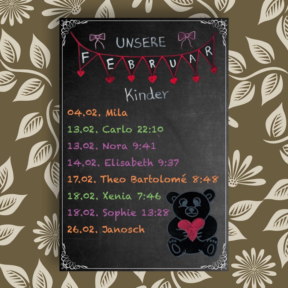 Geburten im Februar 2026